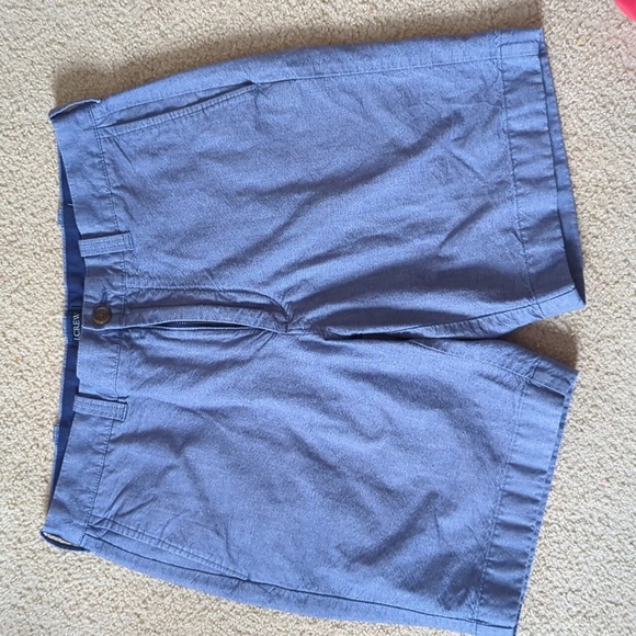 J.Crew Gramercy Bermuda Blue Shorts Size 32W - Picture 1 of 4